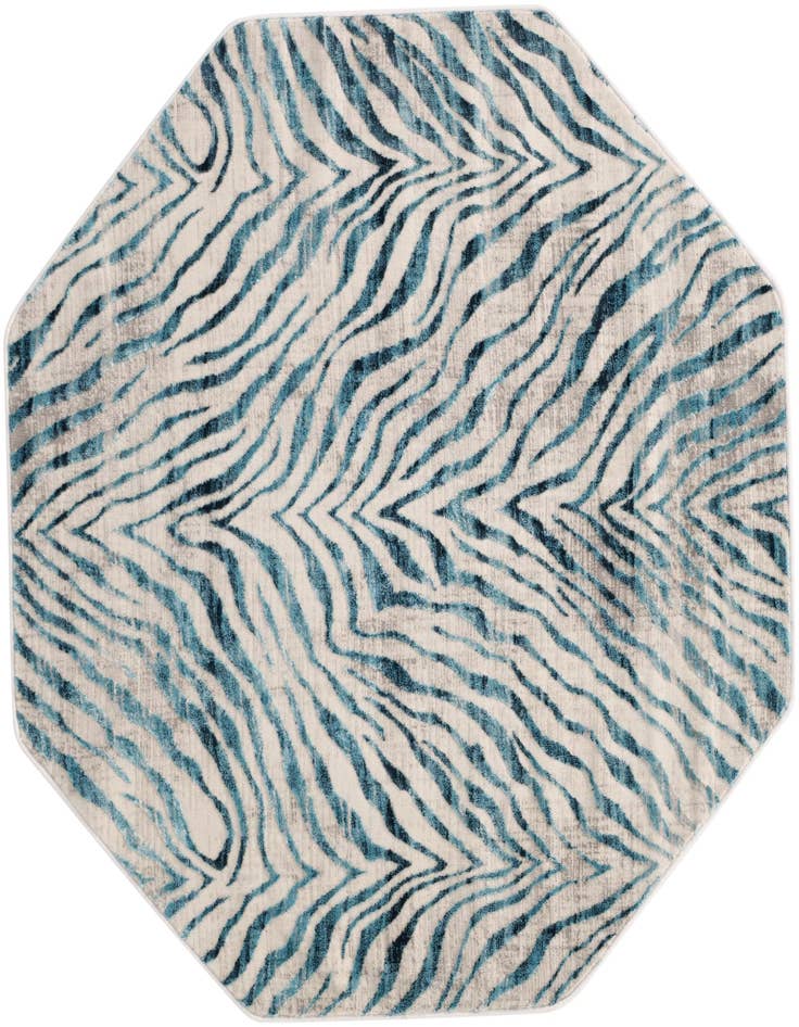 Detail image of 5' 3 x 5' 3 Finsbury Octagon Rug