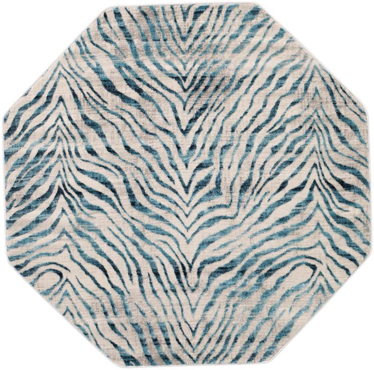 Detail image of 5' 3 x 5' 3 Finsbury Octagon Rug