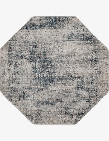 Blue Finsbury Octagon Rug