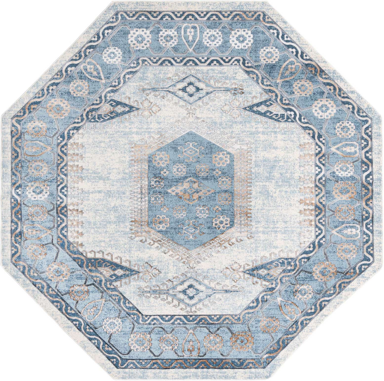 7' 10 x 7' 10 Highbury Octagon Rug