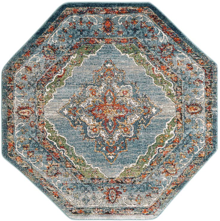 Detail image of 5' x 5' Isabella Octagon Rug