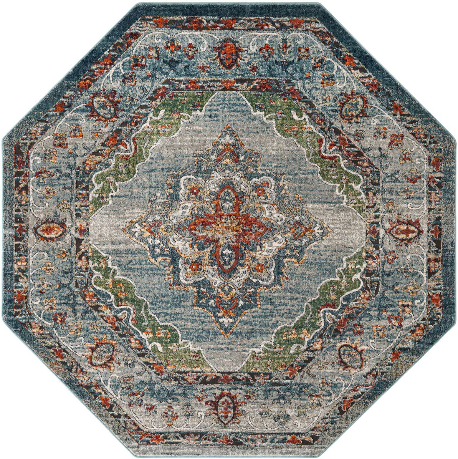 7' 10 x 7' 10 Isabella Octagon Rug