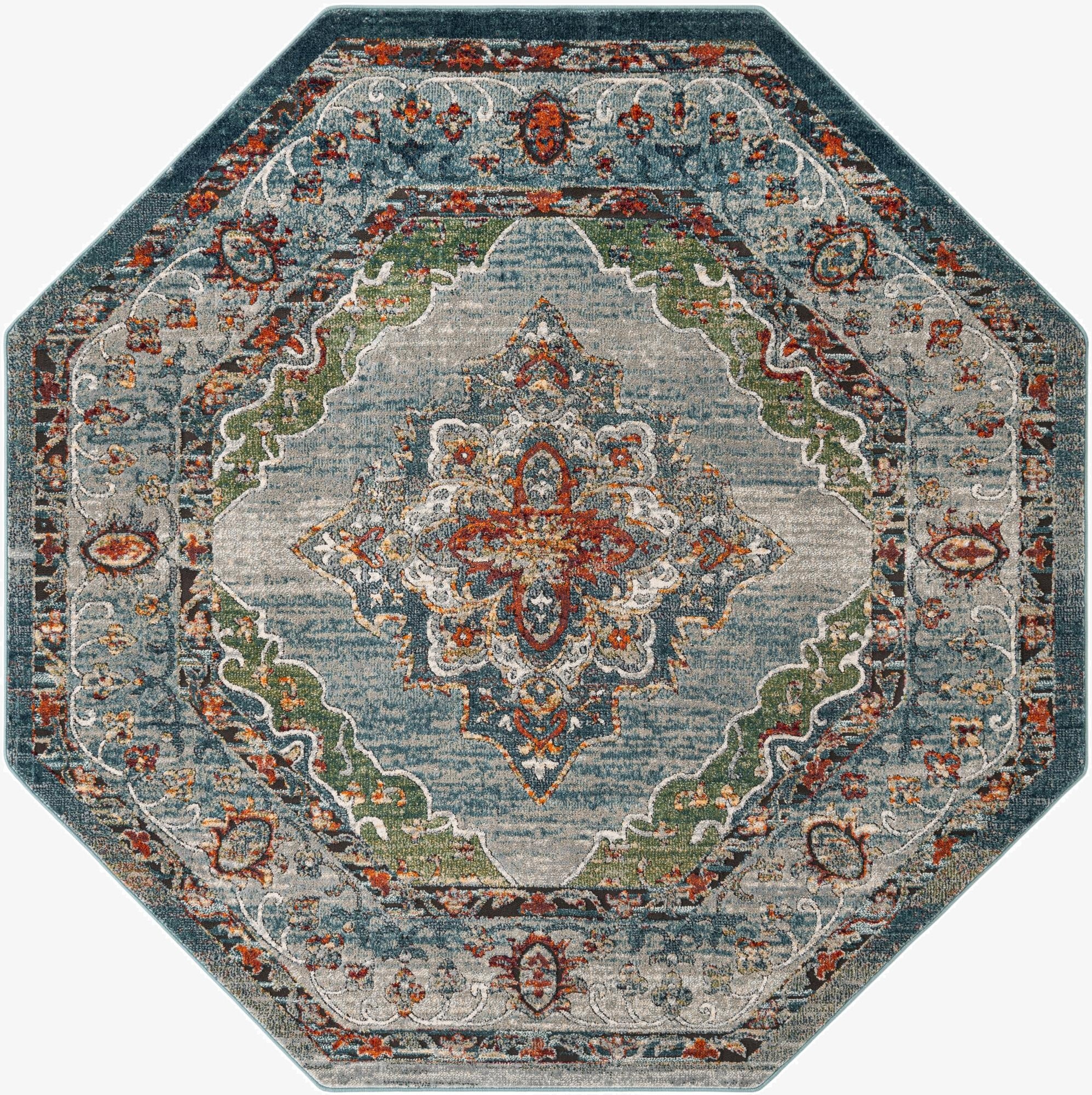7' 10 x 7' 10 Isabella Octagon Rug