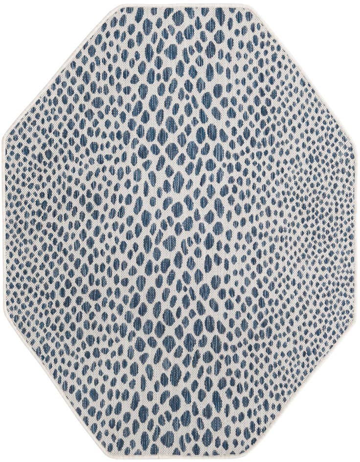 Detail image of 4' x 4' Easy-Clean Jill Zarin Cape Town Indoor / Outdoor Octagon Rug