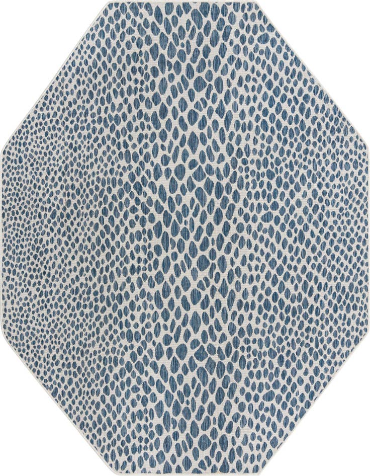 Detail image of 7' 10 x 7' 10 Easy-Clean Jill Zarin Cape Town Indoor / Outdoor Octagon Rug