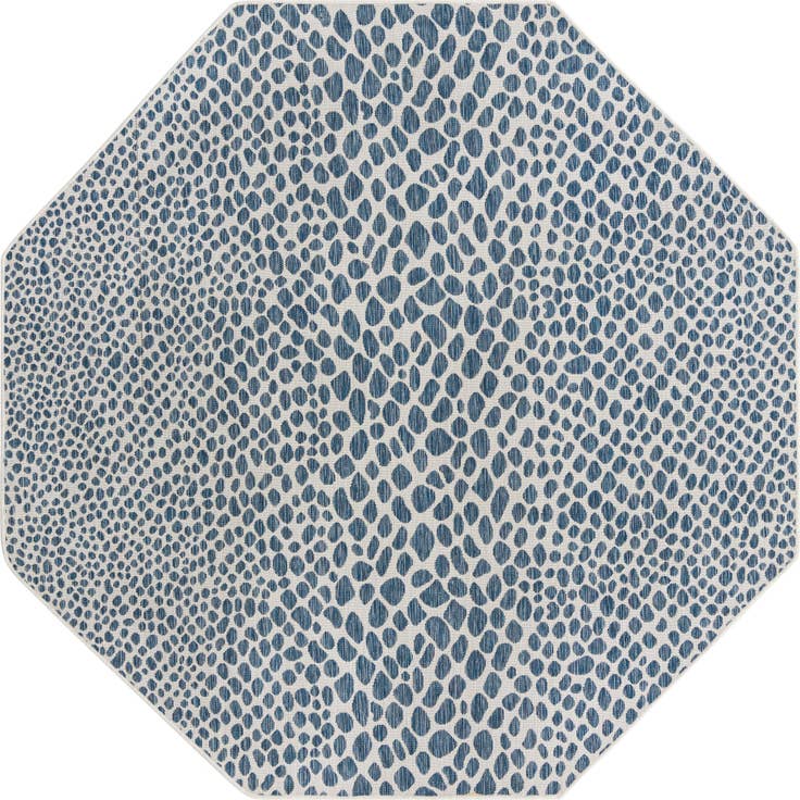 Detail image of 7' 10 x 7' 10 Easy-Clean Jill Zarin Cape Town Indoor / Outdoor Octagon Rug