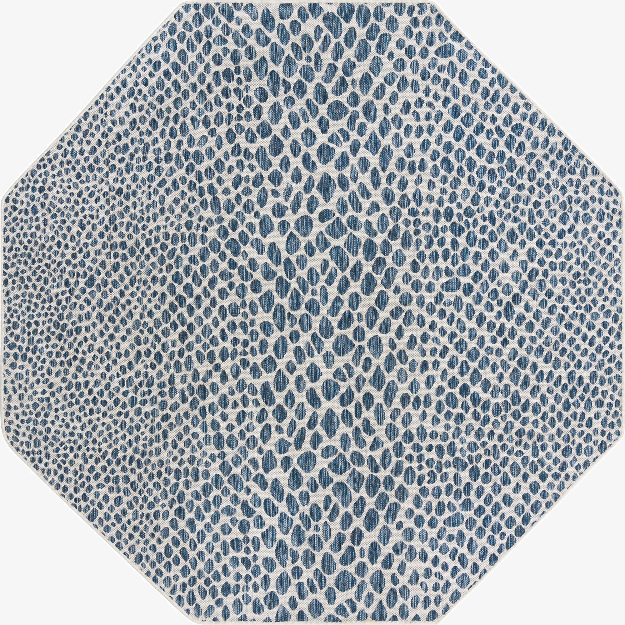 7' 10 x 7' 10  Washable Jill Zarin Cape Town Indoor / Outdoor Octagon Rug