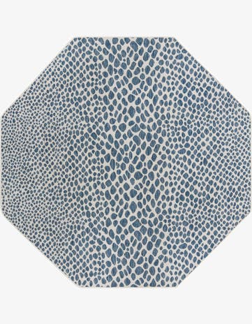 7' 10 x 7' 10 Easy-Clean Jill Zarin Cape Town Indoor / Outdoor Octagon Rug
