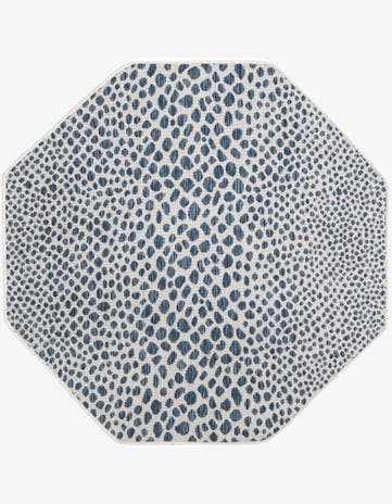 4' x 4' Easy-Clean Jill Zarin Cape Town Indoor / Outdoor Octagon Rug