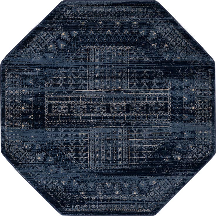 Detail image of 5' x 5' Kennedy Octagon Rug