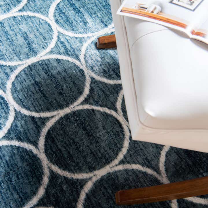 5' 3 x 5' 3 Lattice Trellis Octagon Rug