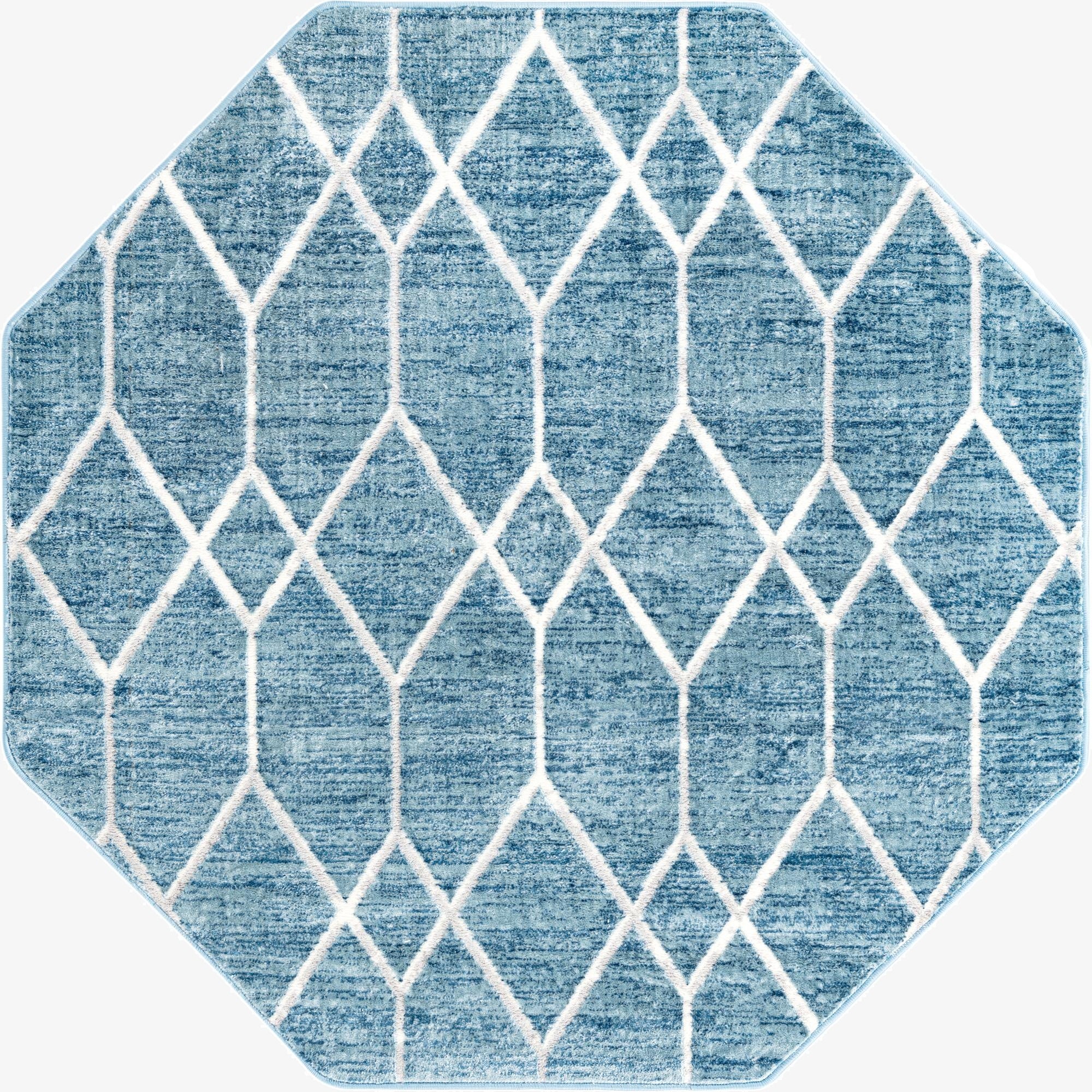 5' 3 x 5' 3 Lattice Trellis Octagon Rug