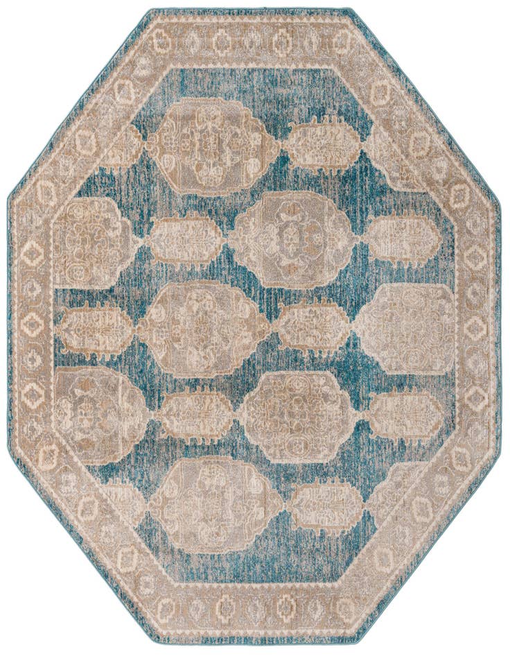 Detail image of 7' 10 x 7' 10 Lola Octagon Rug