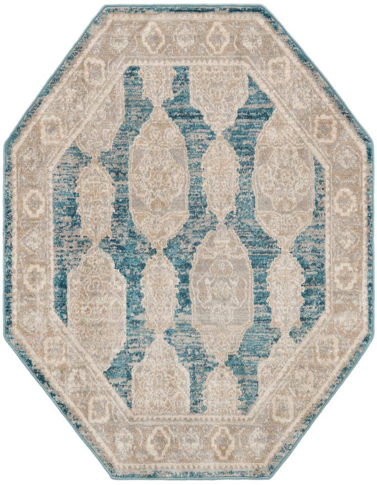 Detail image of 4' x 4' Lola Octagon Rug