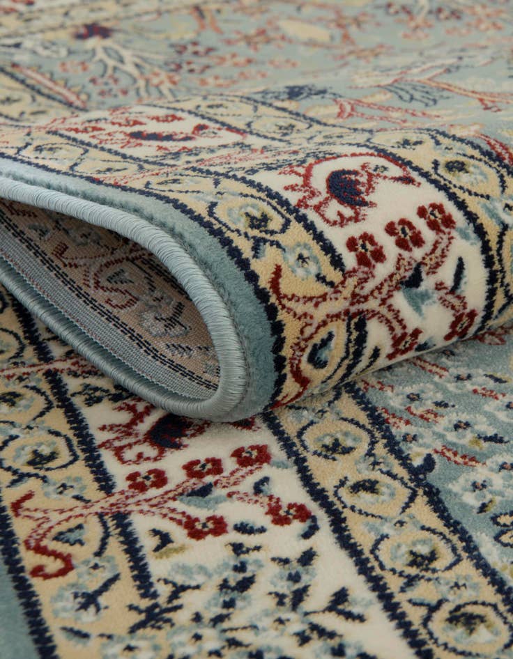 Detail image of 6' x 6' Nain Design Octagon Rug