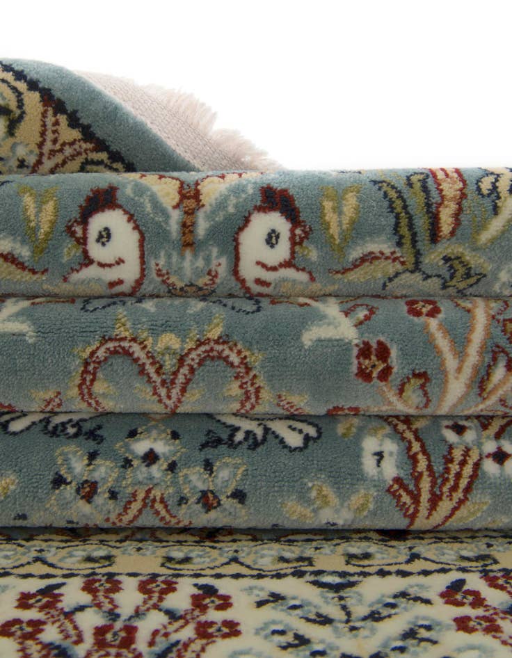 Detail image of 6' x 6' Nain Design Octagon Rug