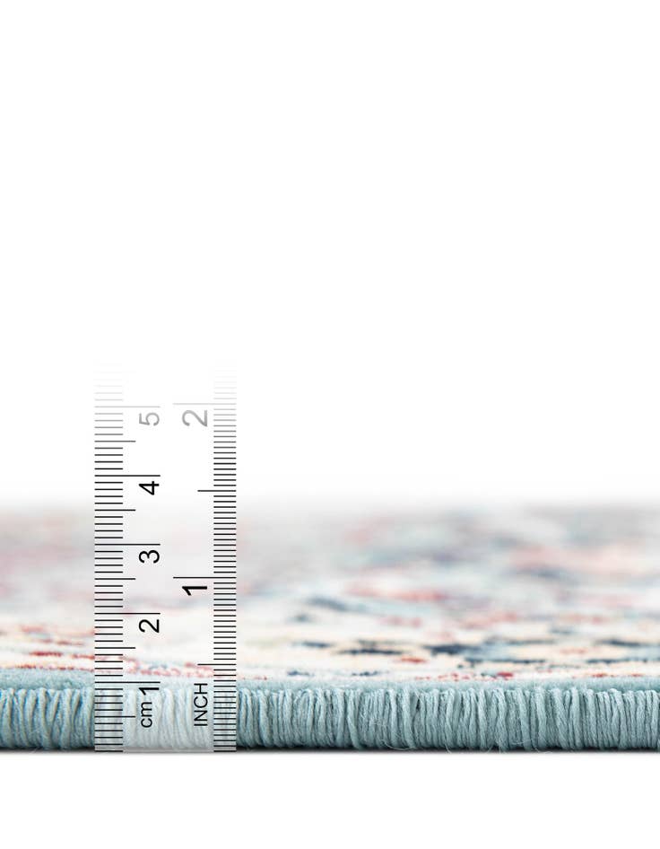 Detail image of 4' x 4' Nain Design Octagon Rug