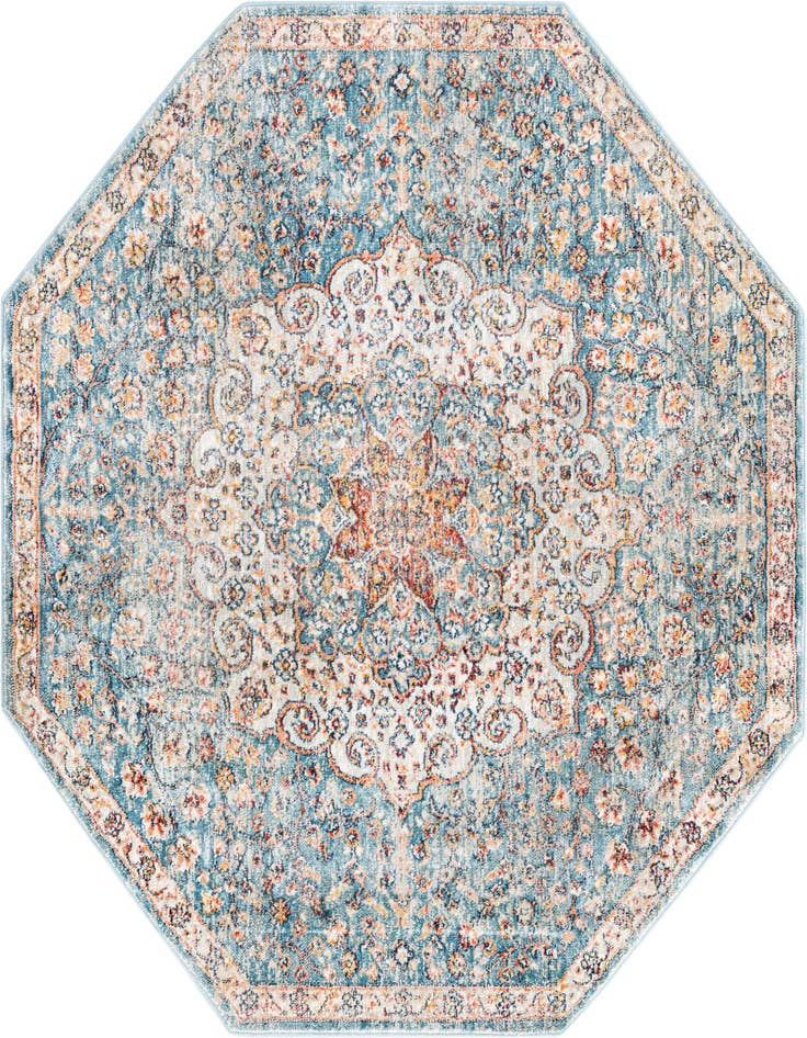 Detail image of 4' x 4' Newport Octagon Rug