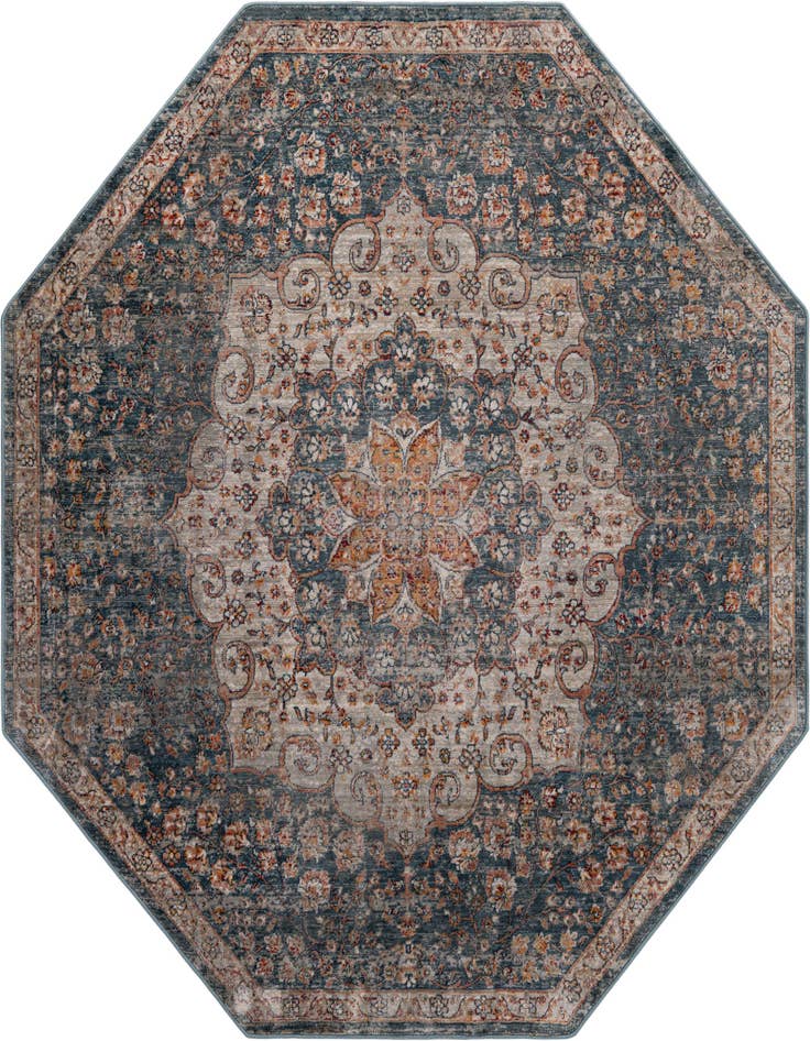 Detail image of 6' x 6' Newport Octagon Rug
