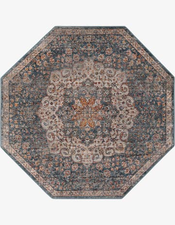 Blue Newport Octagon Rug