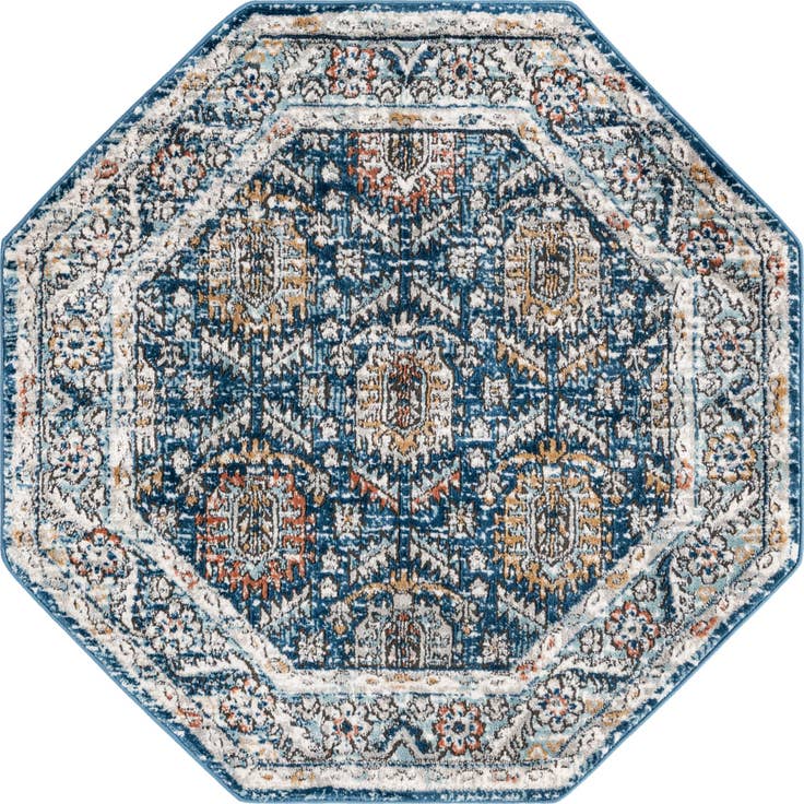 Detail image of 4' x 4' Nyla Octagon Rug
