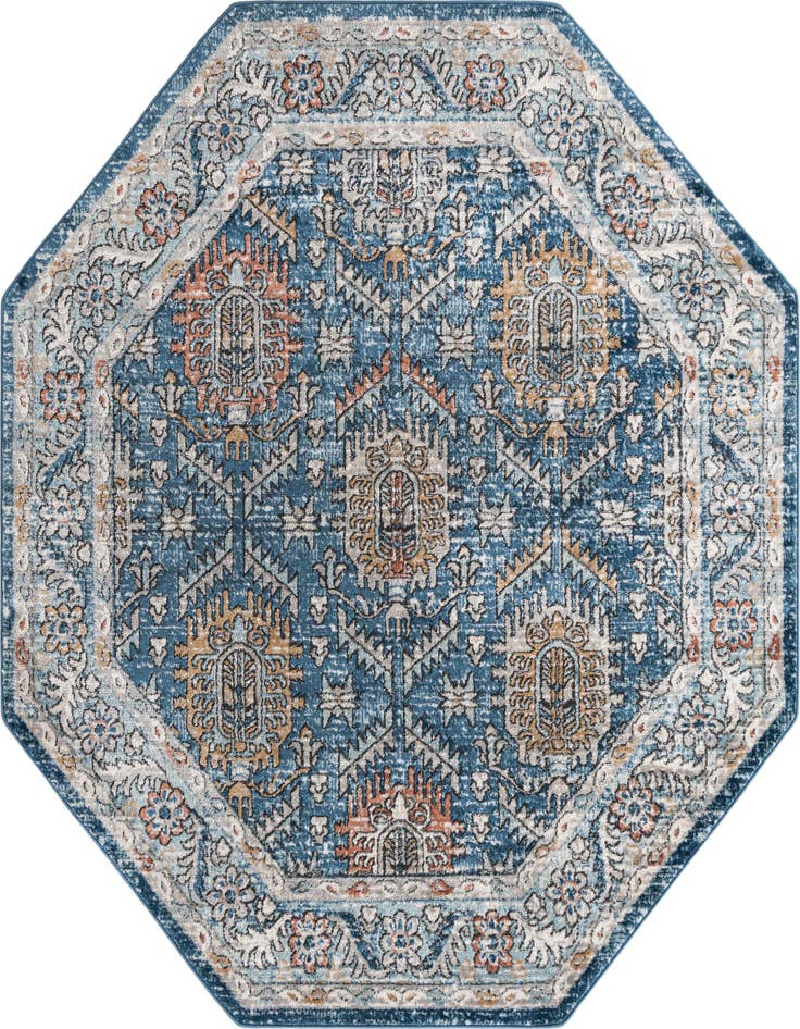 Detail image of 7' x 7' Nyla Octagon Rug