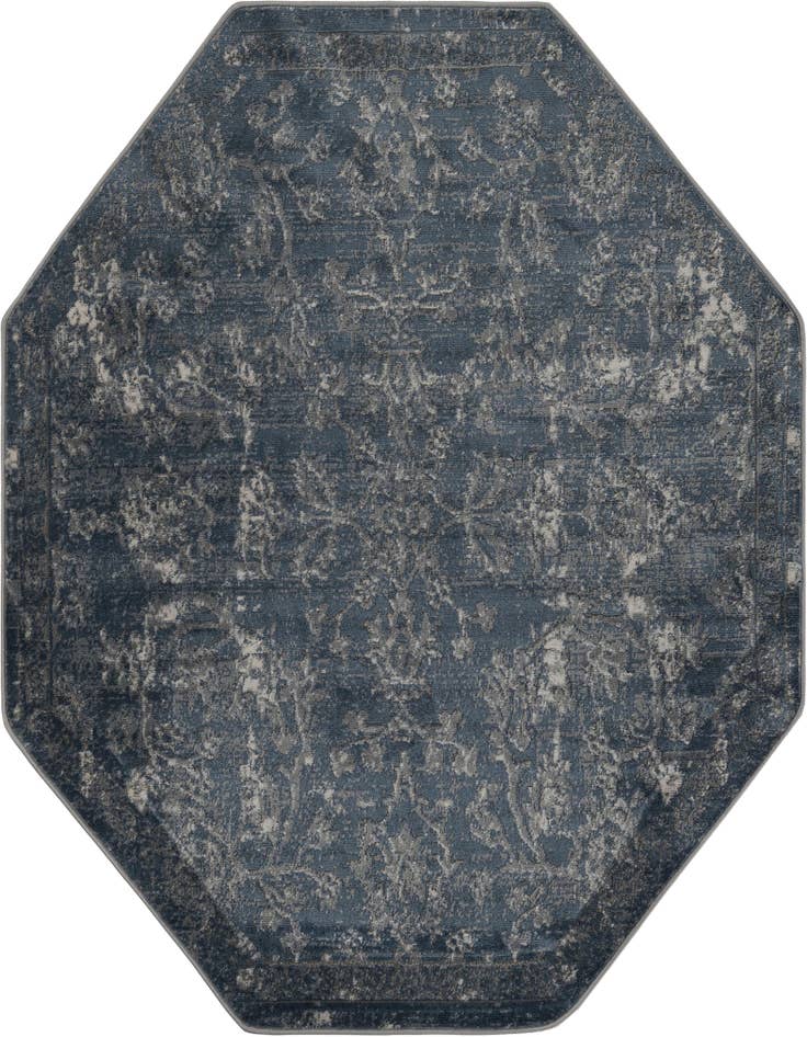 Detail image of 5' 3 x 5' 3 Oregon Octagon Rug