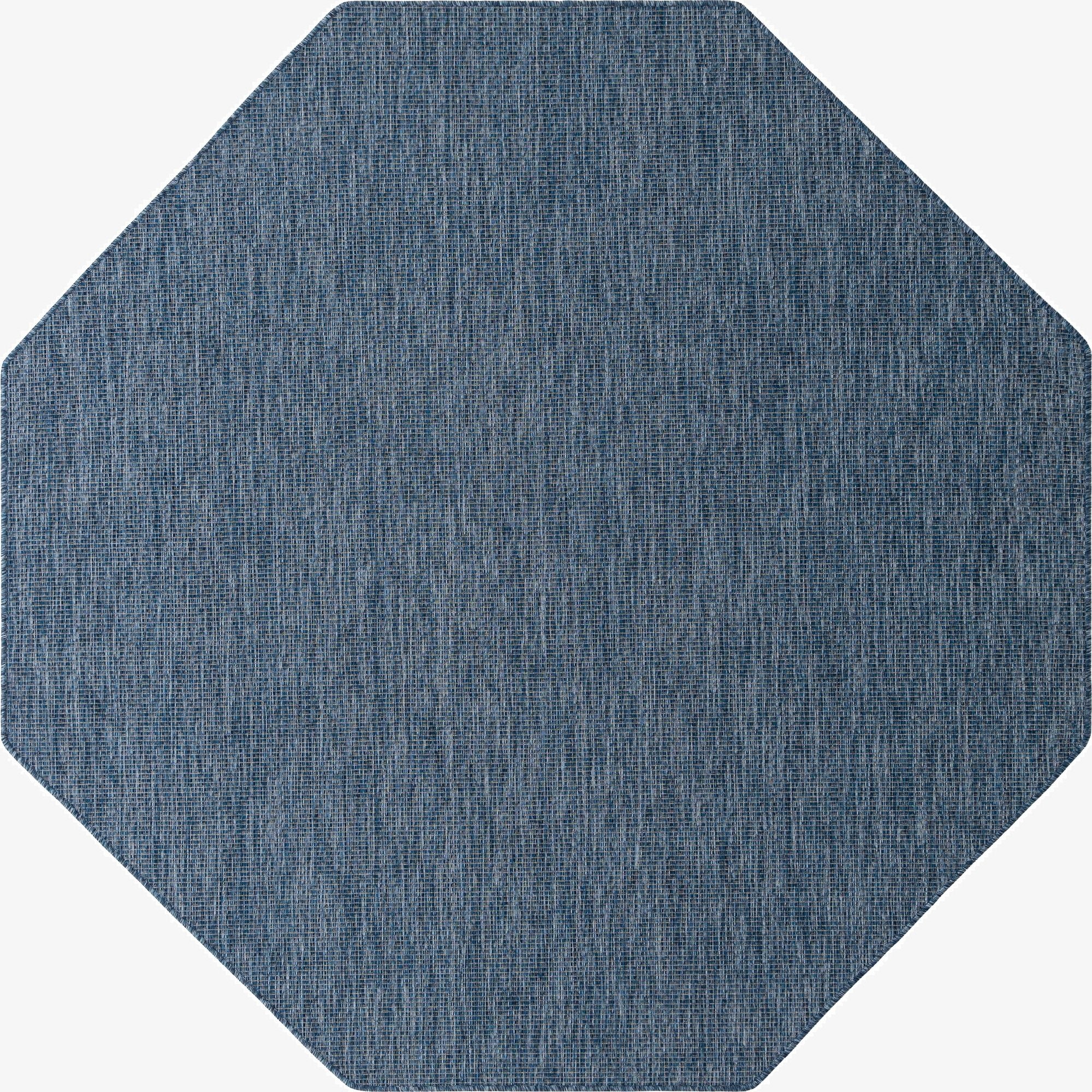 240cm x 240cm  Washable Solid Indoor / Outdoor Octagon Rug