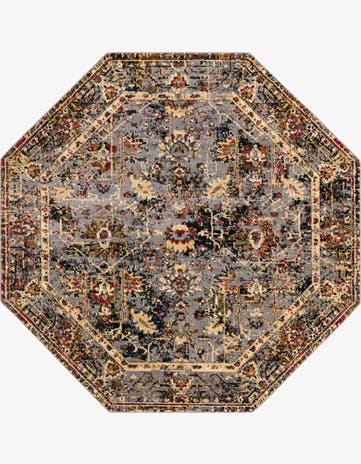 7' 10 x 7' 10 Saturn Octagon Rug