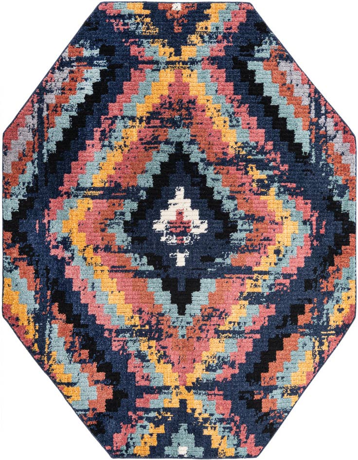 Detail image of 7' 10 x 7' 10 Tagine Octagon Rug