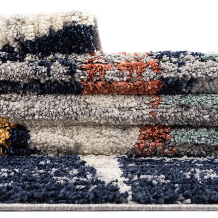 Detail image of 5' 3 x 5' 3 Tagine Octagon Rug