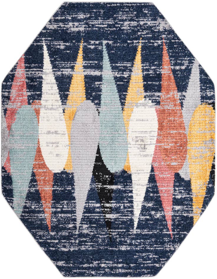 Detail image of 7' 10 x 7' 10 Tagine Octagon Rug