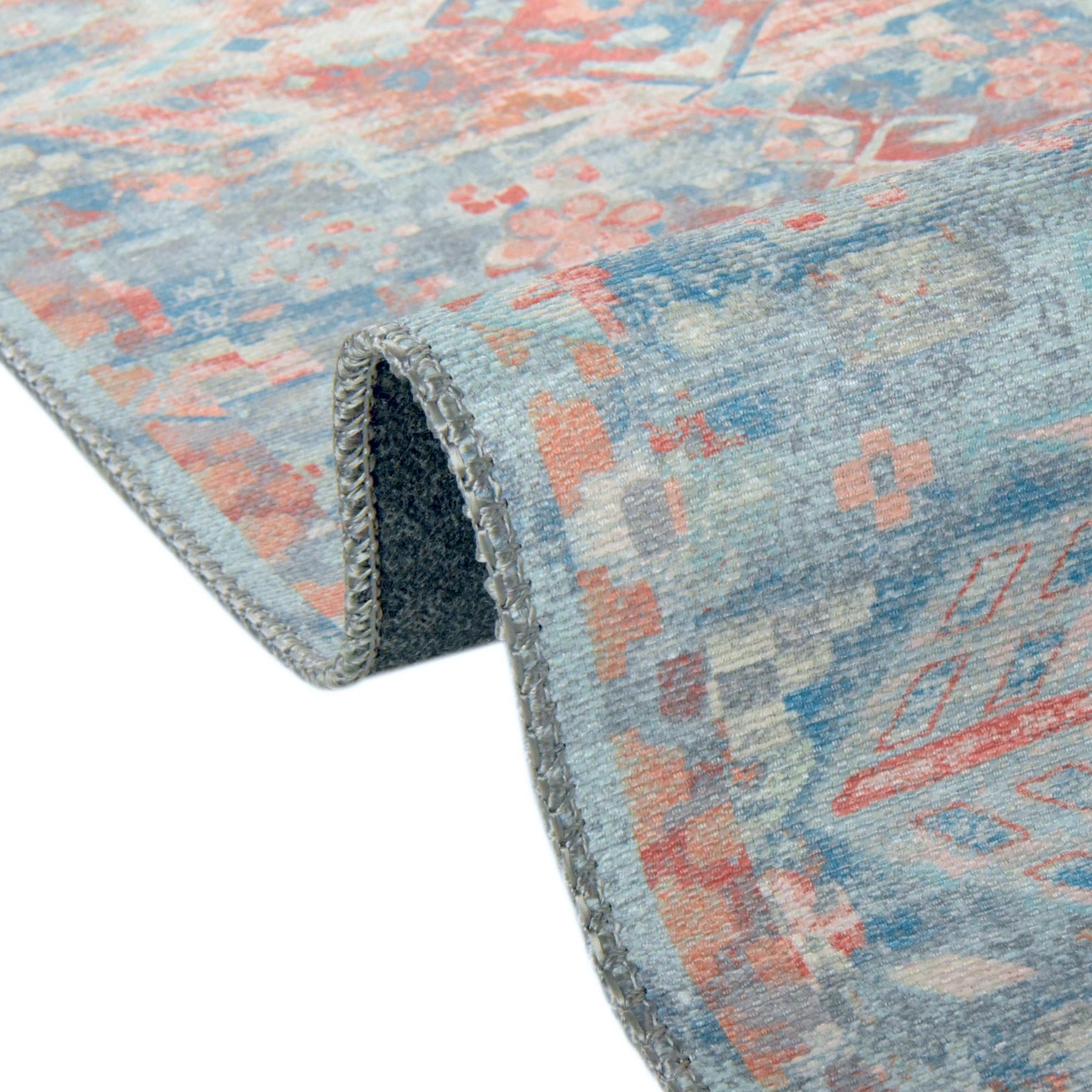 7' 7 x 7' 7 Washable Timeless Octagon Rug