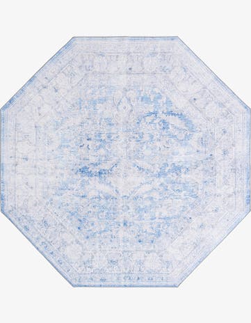 Blue Timeless Octagon Rug