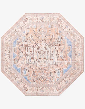 Blue Timeless Octagon Rug