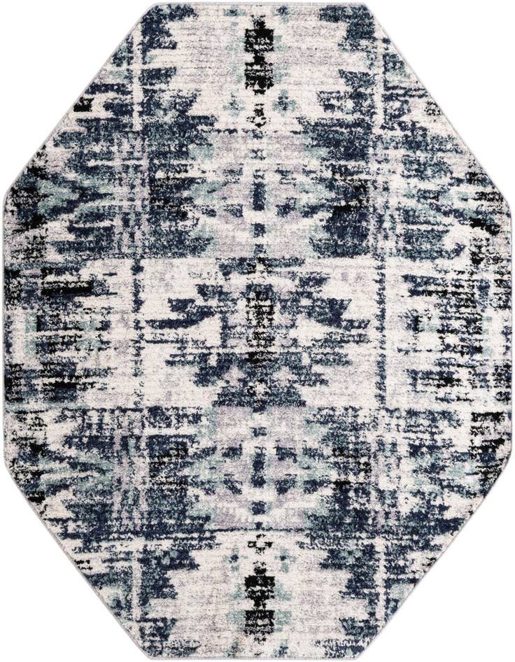 Detail image of 7' x 7' Tucson Octagon Rug