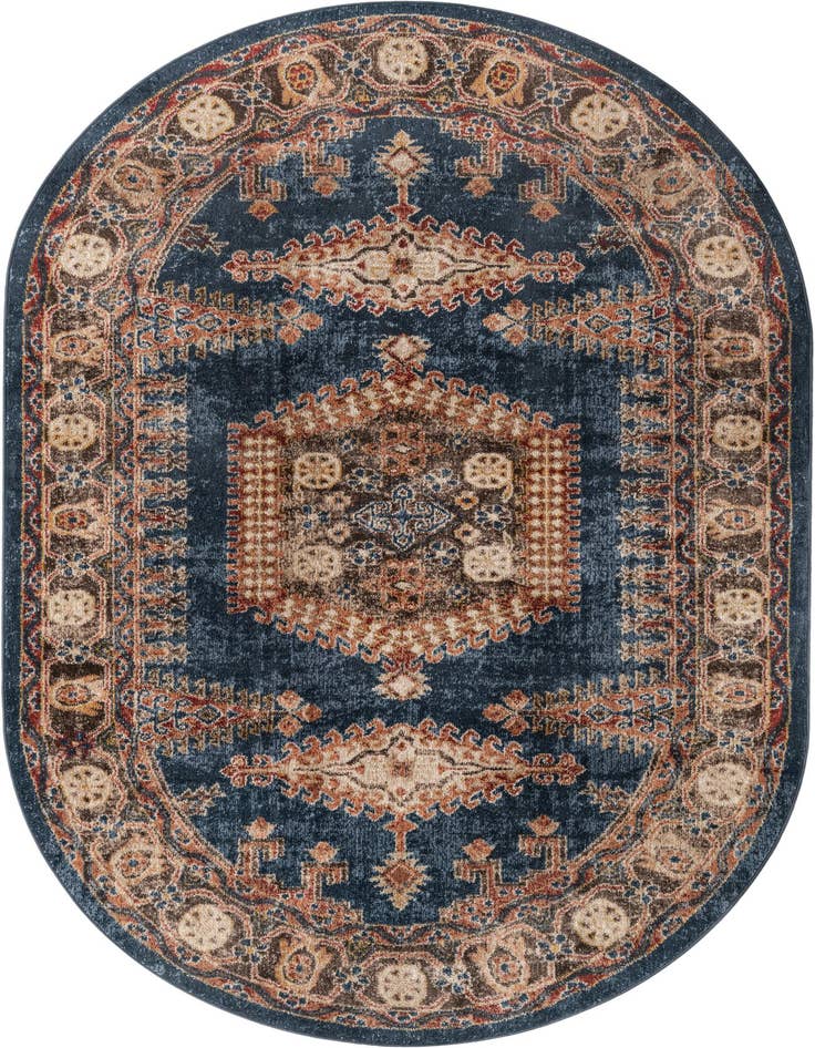 Detail image of 5' 3 x 8' Arcadia Oval Rug