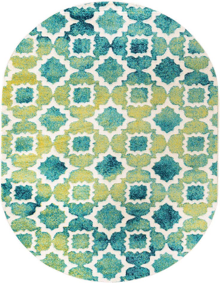 Detail image of 4' x 6' Azalea Oval Rug