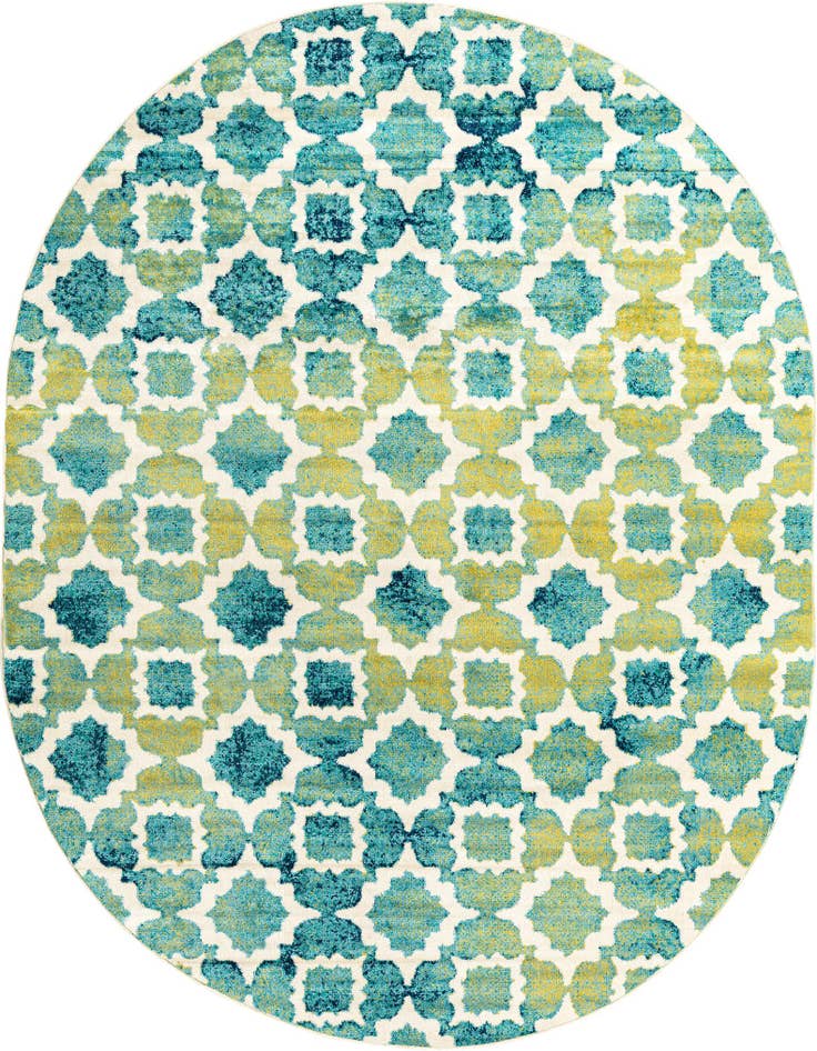Detail image of 7' 10 x 10' Azalea Oval Rug