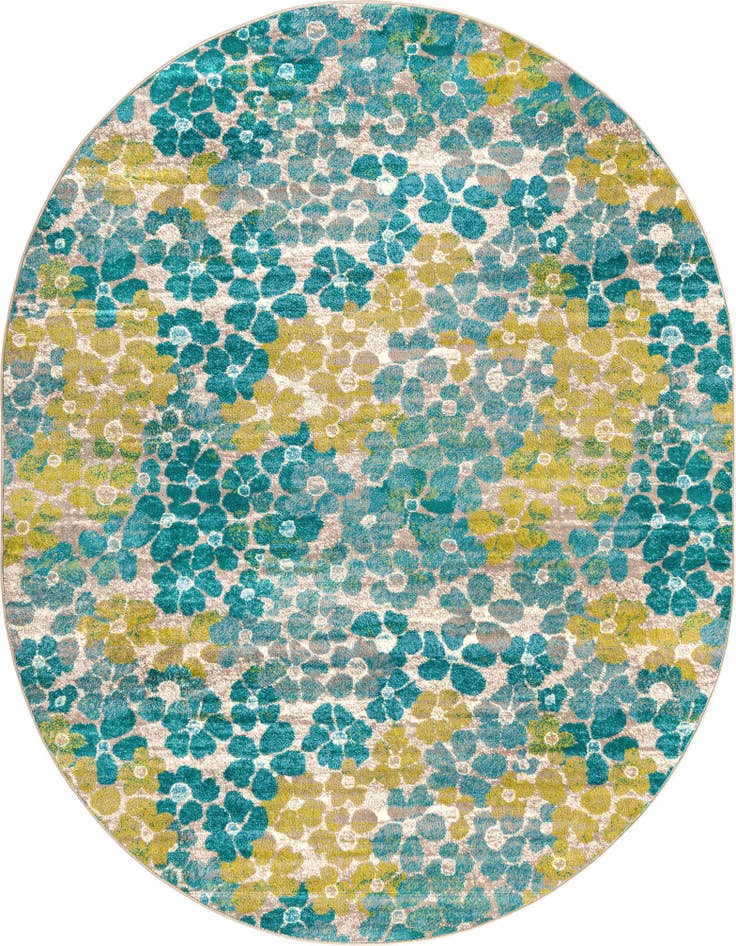 Detail image of 7' 10 x 10' Azalea Oval Rug