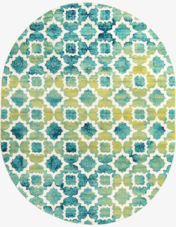 7' 10 x 10' Azalea Oval Rug