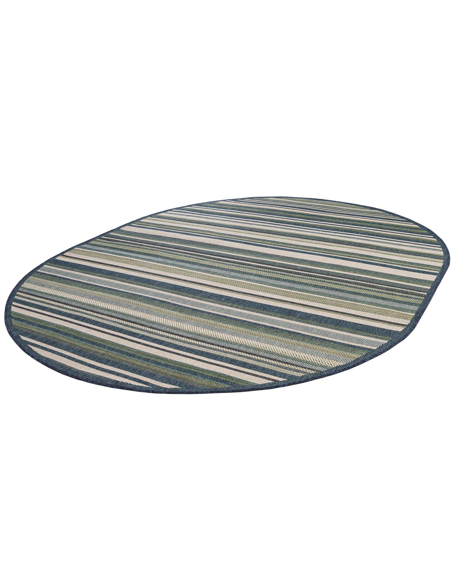 7' 10 x 10' Easy-Clean Baja Indoor / Outdoor Oval Rug