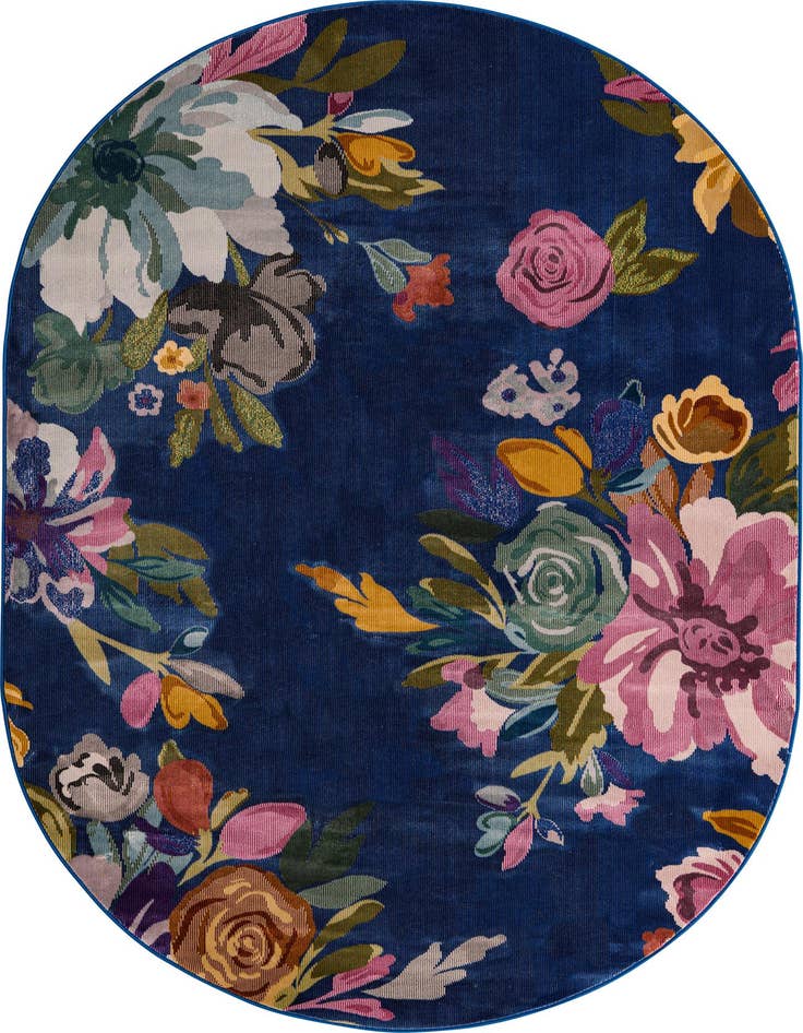 Detail image of 5' 3 x 7' 10 Blossom Oval Rug