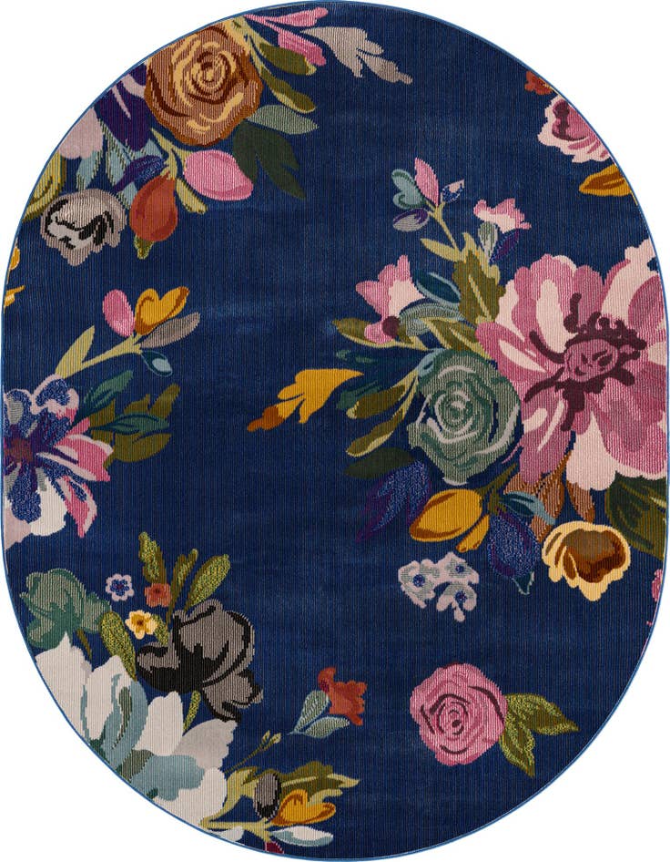 Detail image of 7' 10 x 10' Blossom Oval Rug