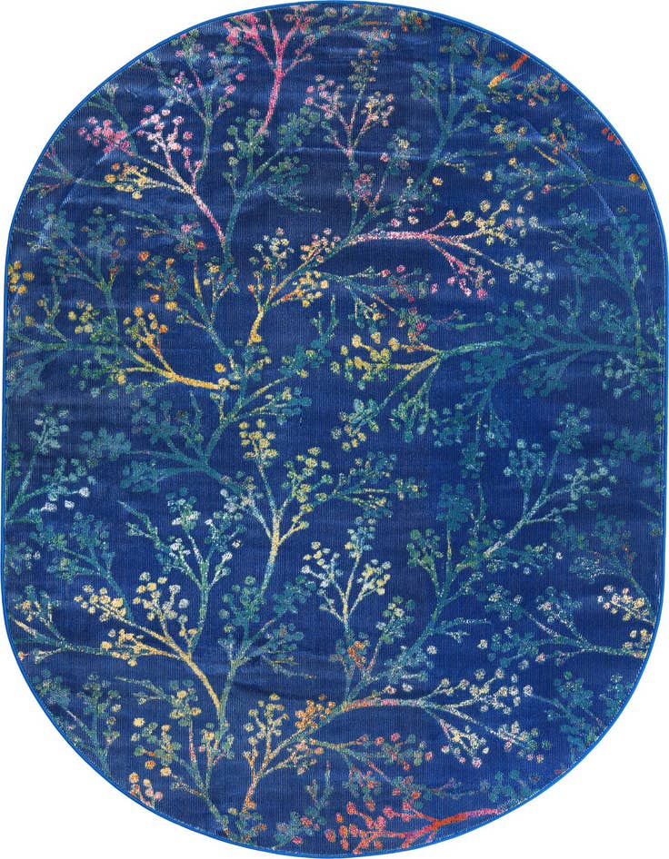 Detail image of 5' 3 x 7' 10 Blossom Oval Rug