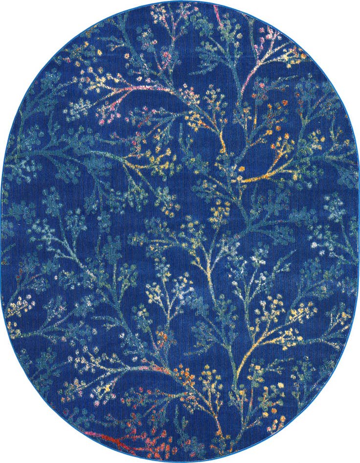 Detail image of 7' 10 x 10' Blossom Oval Rug