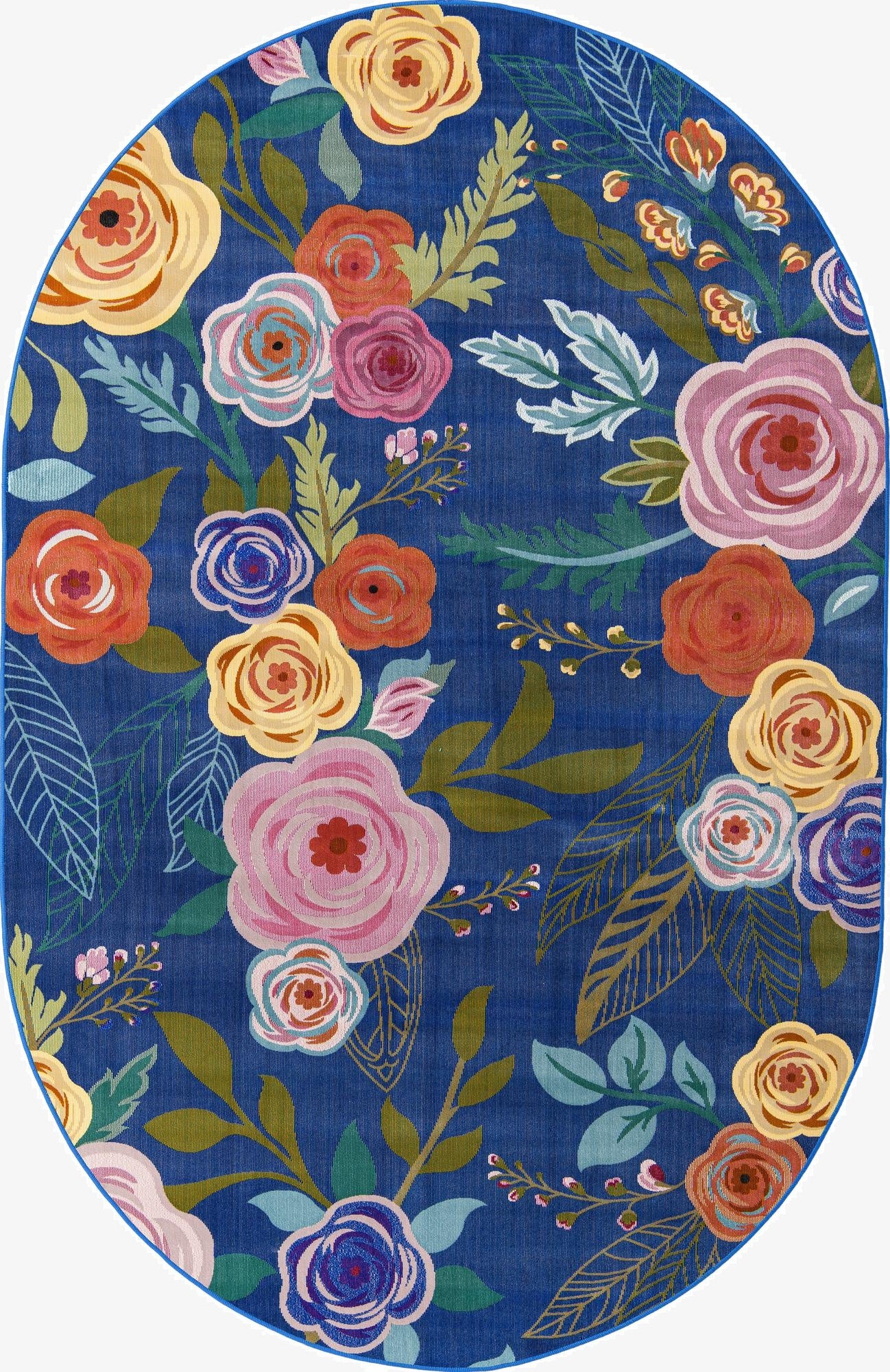 3' 3 x 5' 3 Blossom Oval Rug