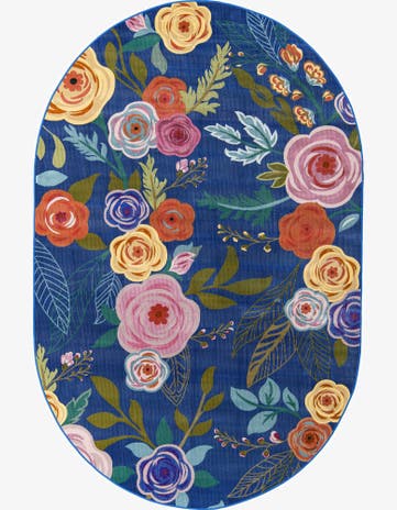 3' 3 x 5' 3 Blossom Oval Rug