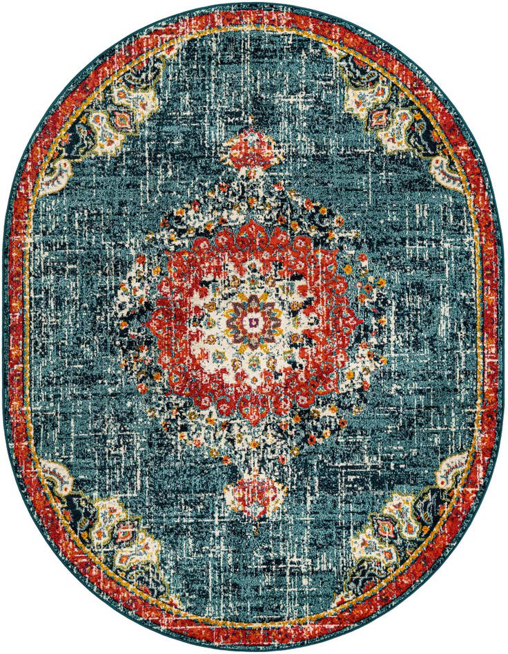 Detail image of 7' 10 x 10' Carrington Oval Rug