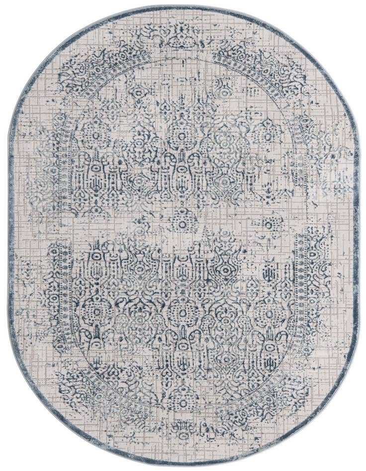 Detail image of 5' 3 x 8' Chesterfield Oval Rug